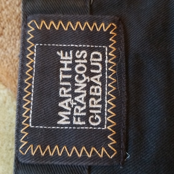 Vintage 90s Marithe Francois Girbaud Mens 42x46 Baggy Wide Leg Jeans Brown - Picture 2 of 11